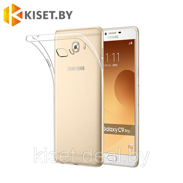 Силиконовый чехол KST UT для Samsung Galaxy C9 прозрачный - фото 1 - id-p144596190