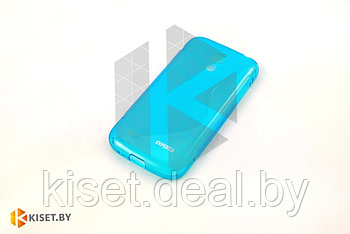 Силиконовый чехол для Samsung Galaxy Star Plus (S7262), бирюзовый с волной
