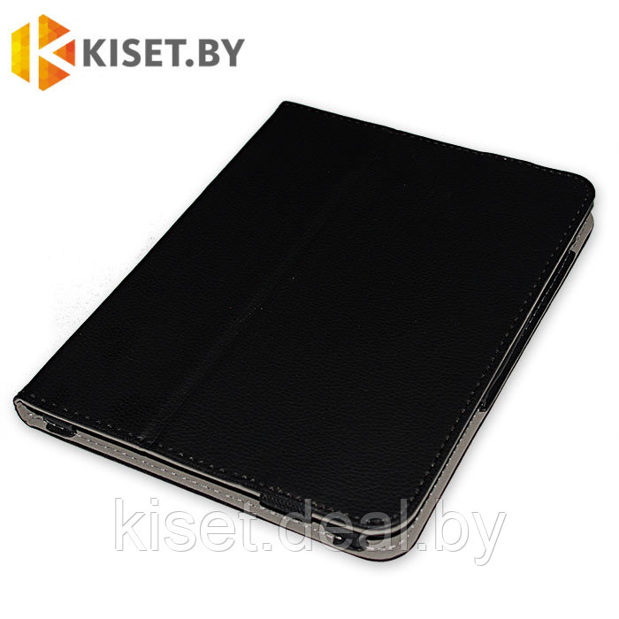 Универсальный чехол-книжка для планшета 19х12 см фиксация рамкой черный - фото 1 - id-p144596207