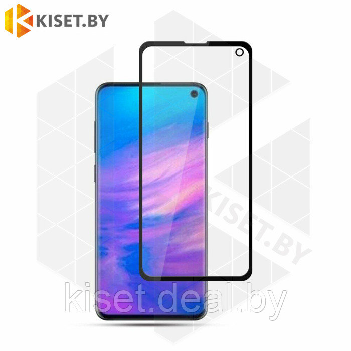 Защитная пленка KST PF на весь экран для Samsung Galaxy S10e (G970) черная рамка - фото 1 - id-p144596677