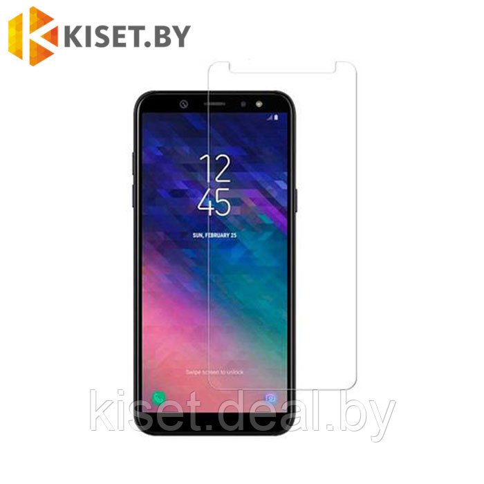 Защитное стекло KST 2.5D для Samsung Galaxy A6 Plus (2018) прозрачное - фото 1 - id-p144596271