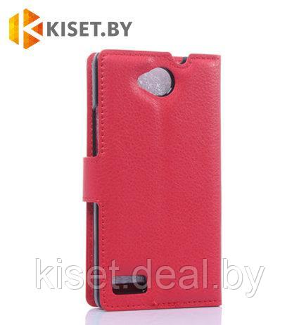 Чехол-книжка Flip Case для ZTE Blade S6 Lux, красный - фото 2 - id-p144595546