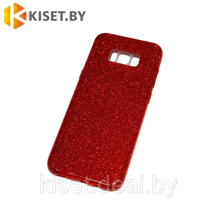 Силиконовый чехол Crystal Shine для Samsung Galaxy S8 Plus (G955) красный - фото 1 - id-p144596297