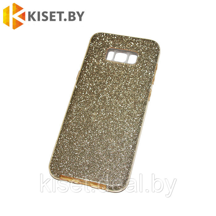 Силиконовый чехол Crystal Shine для Samsung Galaxy S8 Plus (G955) золотой - фото 1 - id-p144596298