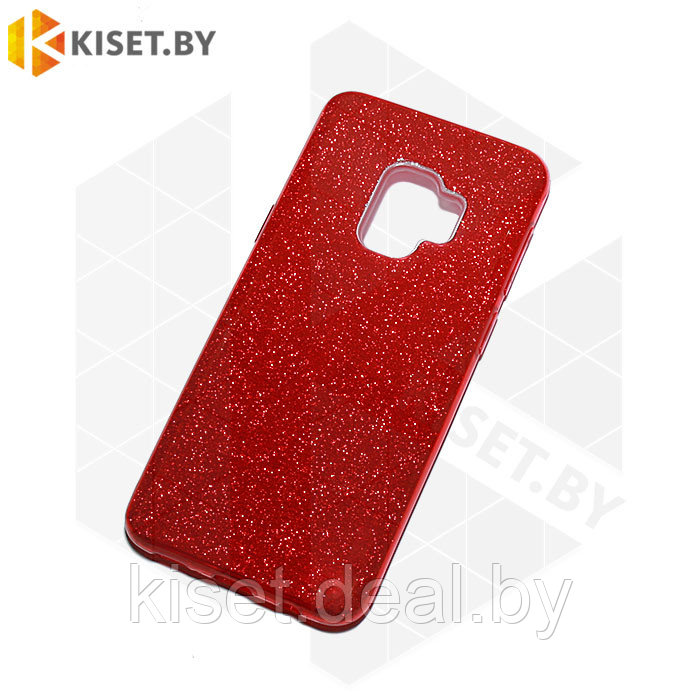 Силиконовый чехол Crystal Shine для Samsung Galaxy S9 (G960) красный - фото 1 - id-p144596341
