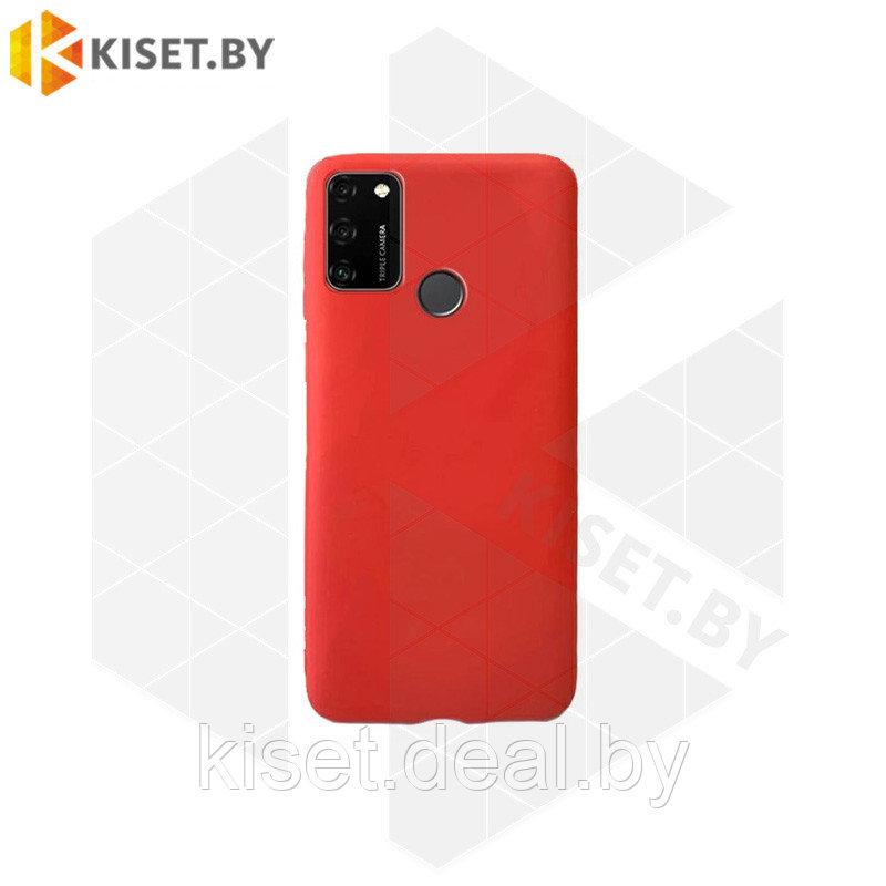 Силиконовый чехол Matte Case для Huawei Honor 9X Lite красный - фото 1 - id-p144598829