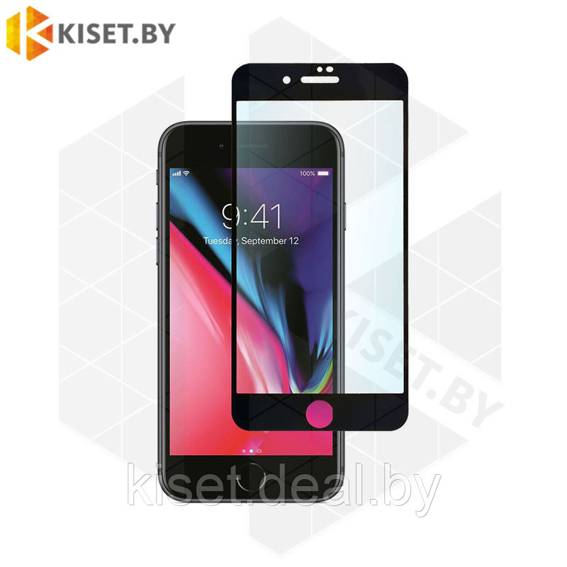 Защитное стекло KST FG для Apple iPhone SE (2020) / SE (2022) черный - фото 1 - id-p144598987