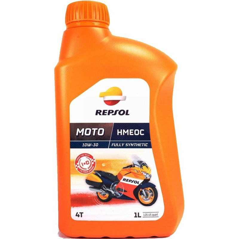 Синтетическое моторное масло Repsol Moto Racing HMEOC 4T 10W30 1 л