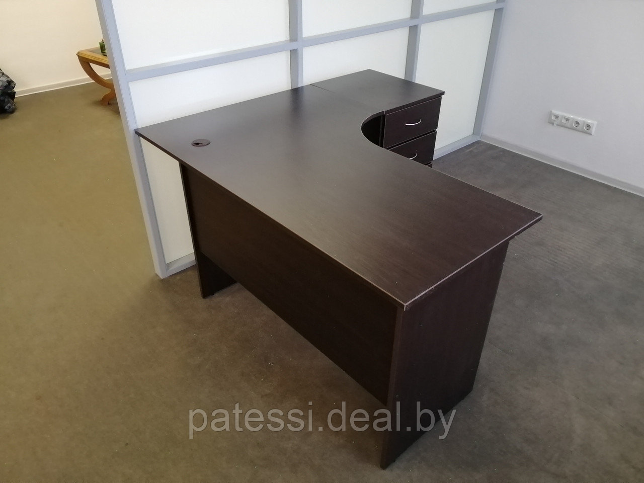 Угловой стол для офиса, правосторонний - фото 1 - id-p144620335