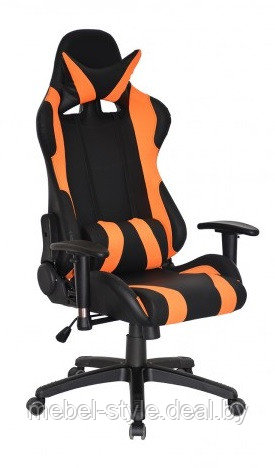 Геймерское кресло ЛОТУС S -4 для работы и дома, стул LOTUS S-4 в коже ЭКО - фото 7 - id-p144621529
