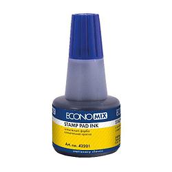 Краска штемпельная ECONOMIX 30 мл синяя (Цена с НДС)