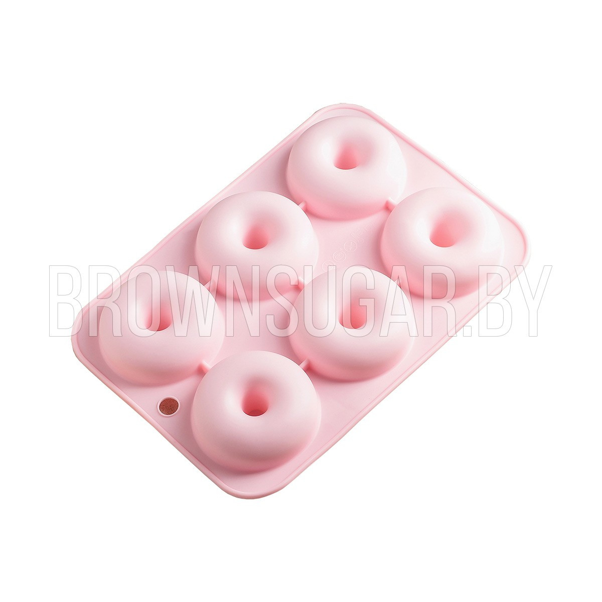 Форма для выпекания силиконовая Пончик (Китай, 29х17х2 см, 6 ячеек ) - фото 1 - id-p144482315