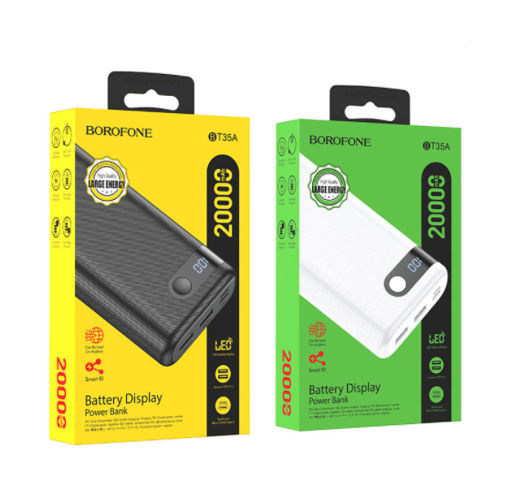 Borofone power bank bt35a. Портативное зарядное устройство.