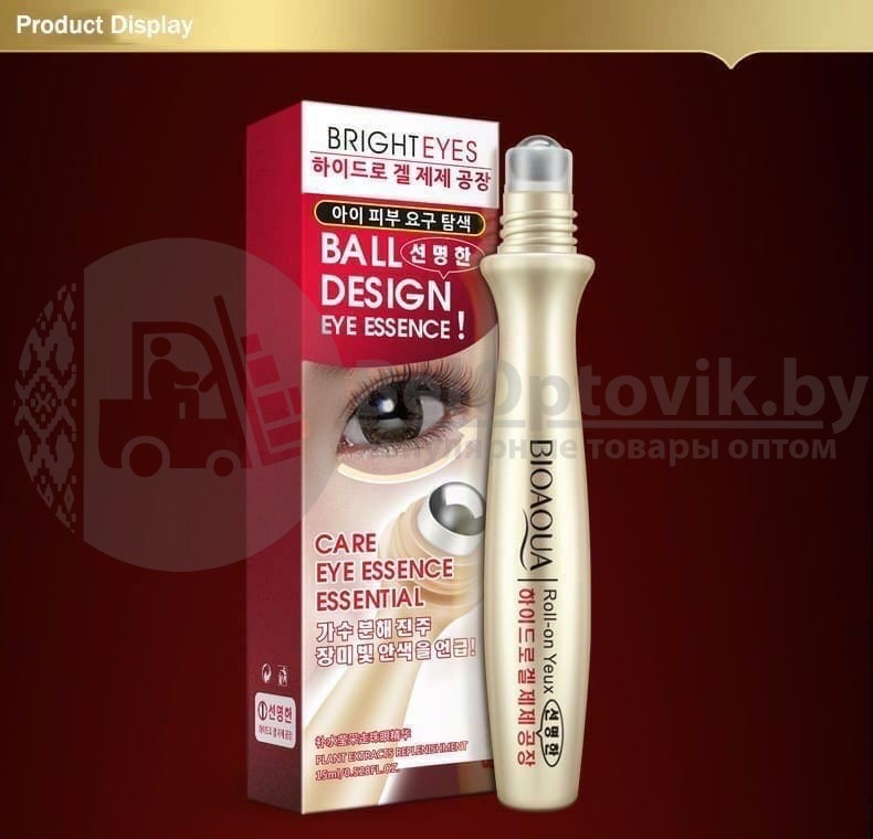 Сыворотка-роллер для кожи вокруг глаз Bioaqua Ball Design Eye Essence 15 ml - фото 7 - id-p105152973