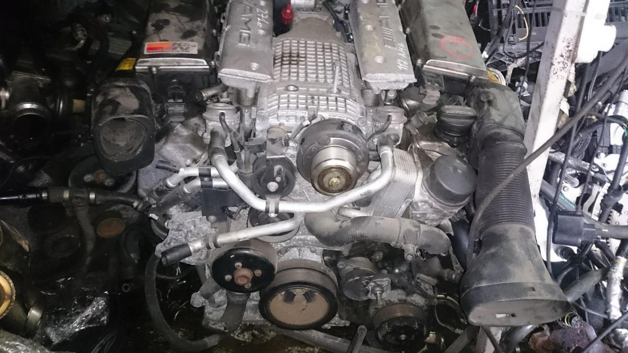 Двигатель в сборе на Mercedes-Benz C-Класс W202/S202 [рестайлинг] - фото 1 - id-p144648999