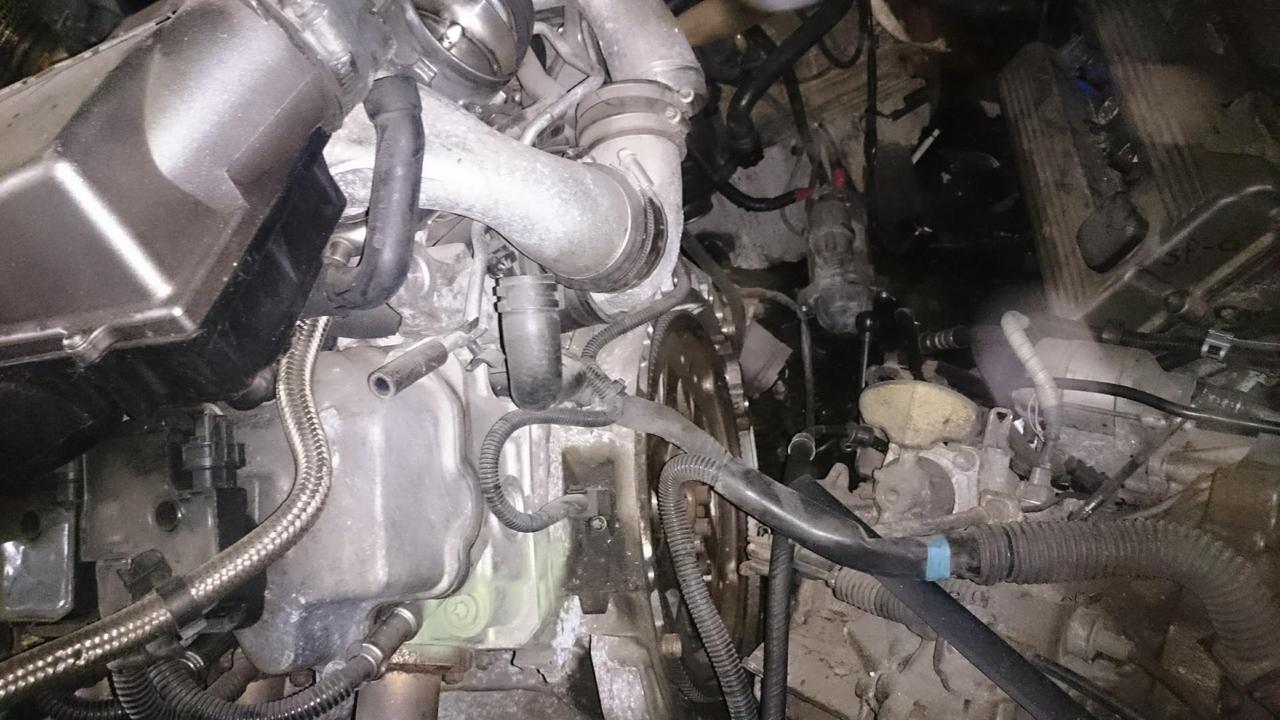 Двигатель в сборе на Mercedes-Benz C-Класс W202/S202 [рестайлинг] - фото 5 - id-p144648999