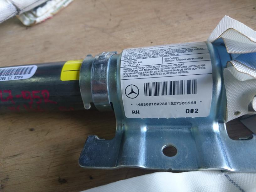 Подушка безопасности боковая (шторка) правая на Mercedes-Benz GL-Класс X166 - фото 2 - id-p144649811