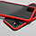 Чехол-накладка Slim Case для Apple Iphone 11 / Iphone XI (силикон+пластик) с красным ободом и черными кнопками, фото 2