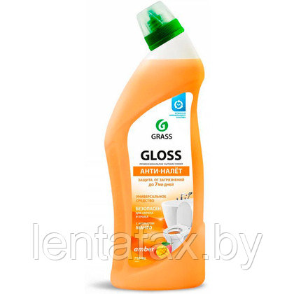 Средство чистящее для сантехники и кафеля "Gloss amber" 750 мл