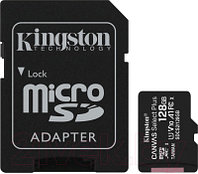 Карта памяти Kingston Canvas Select Plus 100R microSDHC Class10 UHS-I U1 V10 A1 128GB