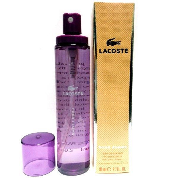 Lacoste Pour Femme Парфюмерная вода для женщин (80 ml) дорожный флакон (копия)