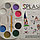 Аквагрим профессиональный SPLASH палитра 8 цветов «Сказки» с кистью, спонжем и инструкцией, фото 4