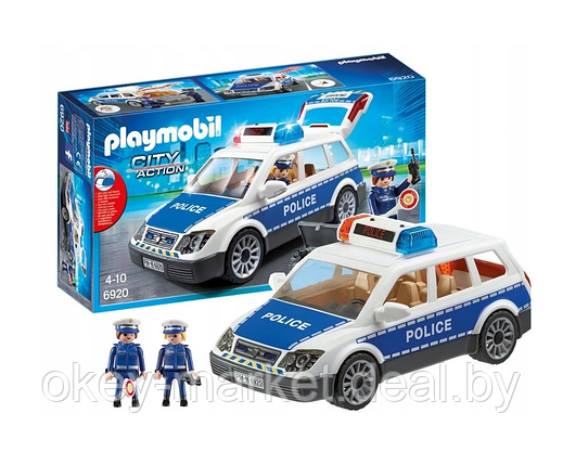 Полицейская машина со светом и звуком Playmobil  6920, фото 2