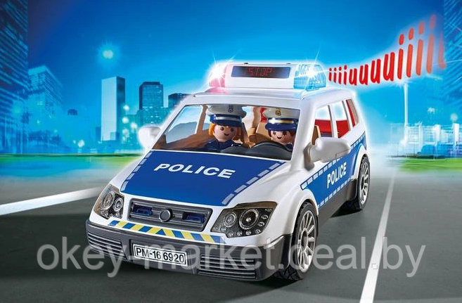 Полицейская машина со светом и звуком Playmobil 6920 - фото 4 - id-p144713119