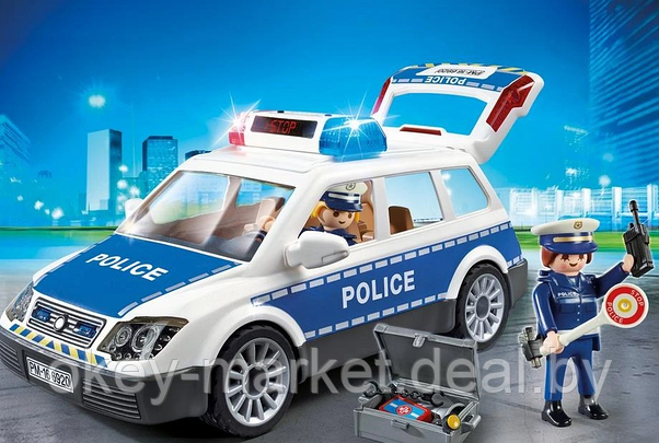 Полицейская машина со светом и звуком Playmobil  6920, фото 3