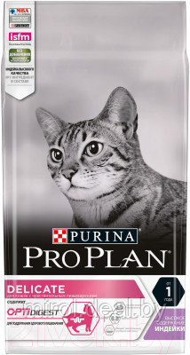 Корм для кошек Pro Plan Delicate с индейкой - фото 1 - id-p144702532