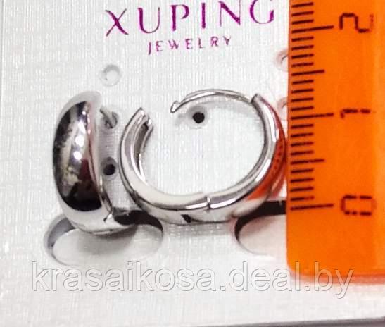 Серьги Xuping 61002 кольца хагги женские мужские унисекс Ксюпинг - фото 1 - id-p144681199