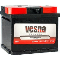 Vesna Premium PR54 54Ач 510А - автомобильный аккумулятор