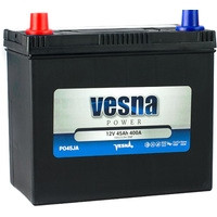 Vesna Power PO45JAX 45Ач 400А - автомобильный аккумулятор