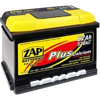 ZAP Plus 562 58 62Ач 520А - автомобильный аккумулятор