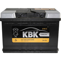 KBK 75 R 75Ач 110266 640А - автомобильный аккумулятор