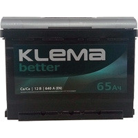 Klema Better 6CТ-65А0 65Ач 640А - автомобильный аккумулятор, фото 1