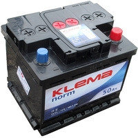 Klema Norm 6CТ-50А30 50Ач 480А - автомобильный аккумулятор