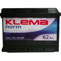 Klema Norm 6CТ-62А30 62Ач 570А - автомобильный аккумулятор