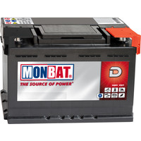 Monbat D 110Ач L низкий 860А - автомобильный аккумулятор