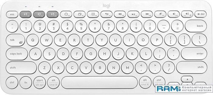 Клавиатура Logitech Multi-Device K380 Bluetooth (белый) - фото 1 - id-p144754716