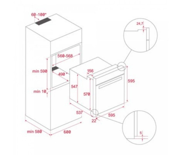 Духовой шкаф TEKA HCB 6525 st.steel - фото 8 - id-p144767401