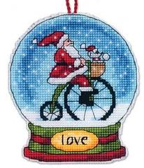 8903 Новогоднее украшение «Love Snow Globe Ornament»