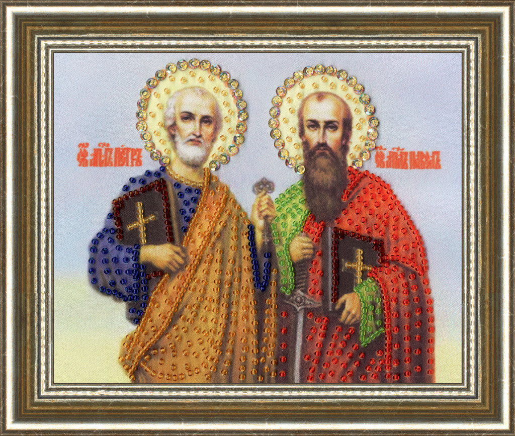 Вышивка Золотое Руно РТ-137 Икона Святых Апостолов Петра и Павла
