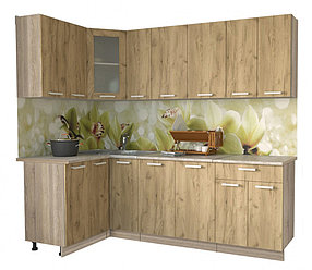 Угловая кухня МИЛА стандарт 1,2х2,3 м. много цветов и комбинаций! фабрика Интерлиния