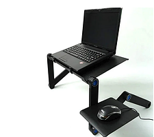 Столик трансформер для ноутбука с вентилятором Multifunctional Laptop Table T8