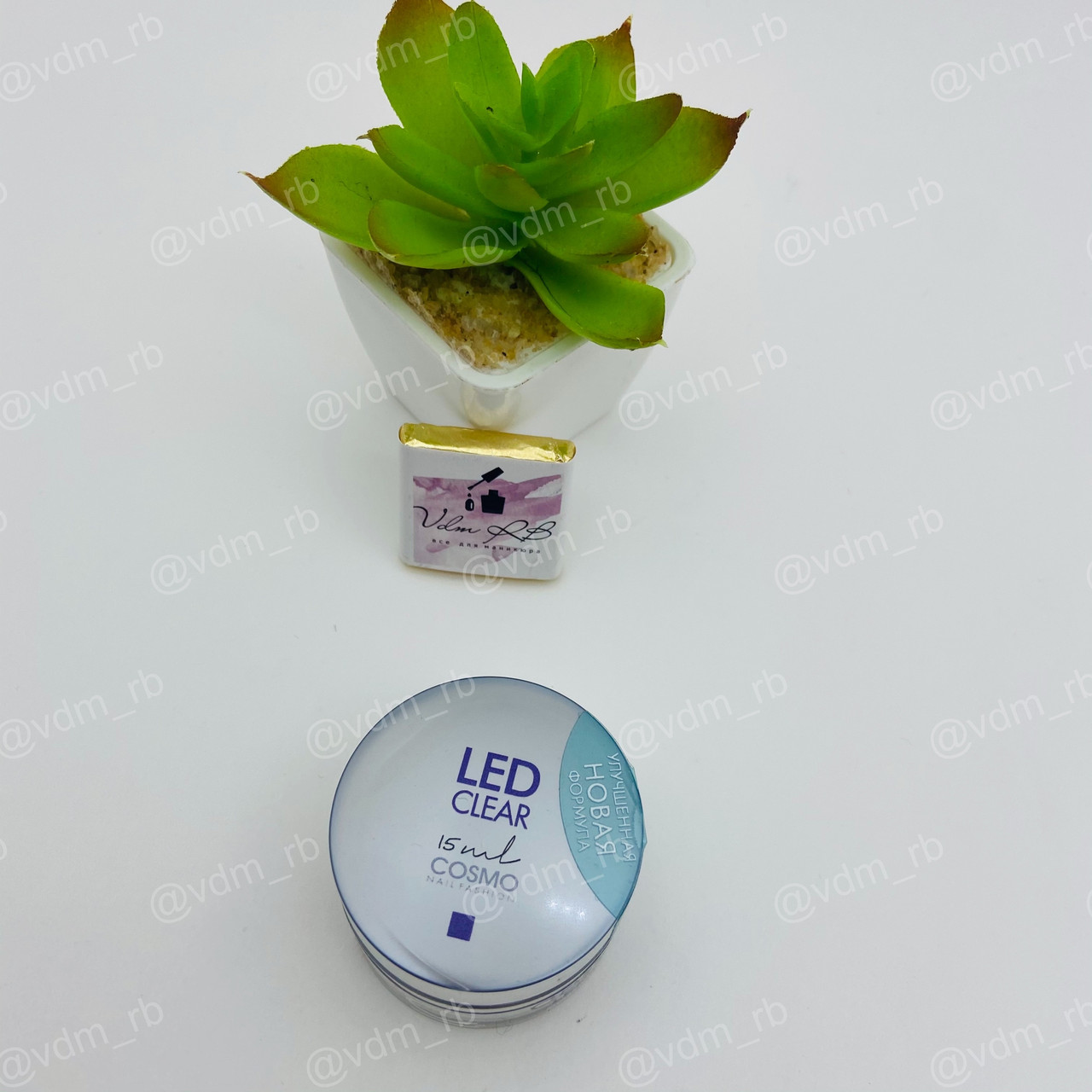 Гель LED CLEAR прозрачный Cosmo 15 мл