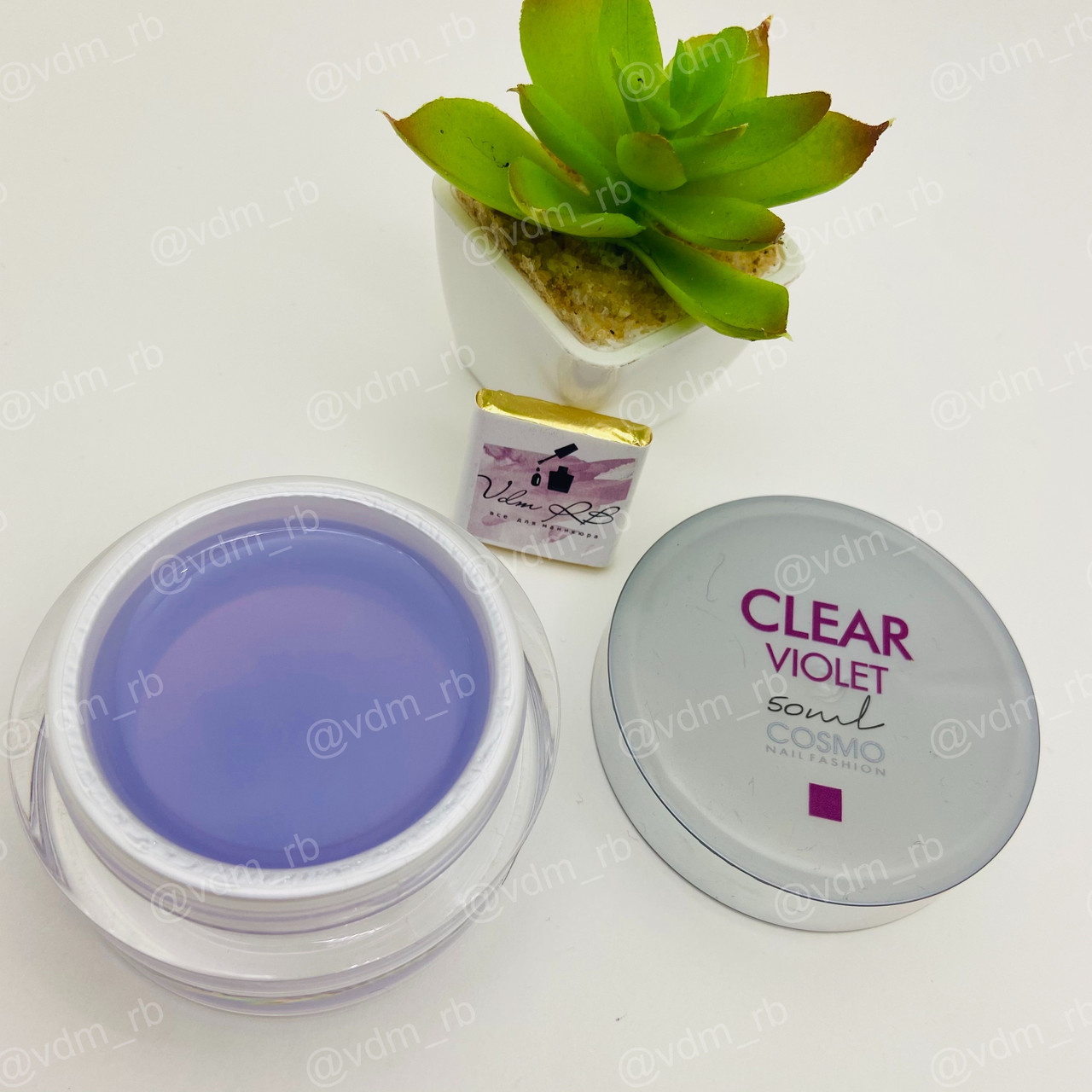 Гель Clear Violet прозрачно-фиолетовый Cosmo 50 мл