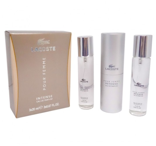 Парфюмерный набор Lacoste Intense / edp 3*20 ml
