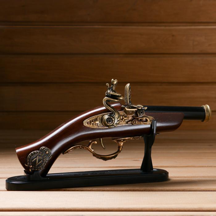 Пистоль на подставке "Наполеон" 14х27 см. - фото 1 - id-p78232064