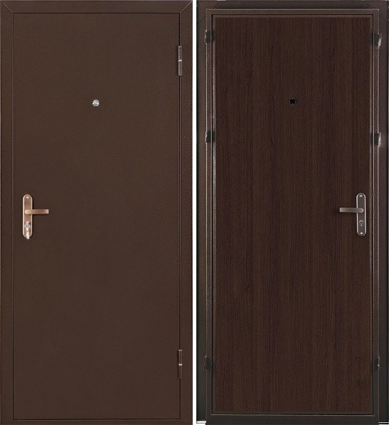 Двери входные металлические Ультра Лайт| Венге - фото 1 - id-p90003903